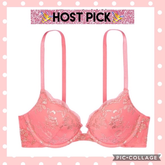 Victoria's Secret Other - 🎉HP🎉 Dream Angels VS Lace Push Up Bra size 34D